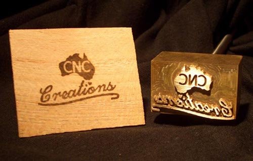 Custom Logo Branding Iron With Wooden Box Heat by Torch Wood 